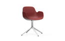 Normann Copenhagen Form Armchair Swivel 4L Alu Red