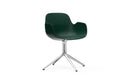 Normann Copenhagen Form Armchair Swivel 4L Alu Green