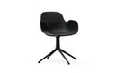 Normann Copenhagen Form Armchair Swivel 4L Black Alu Black