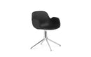Normann Copenhagen Form Armchair Swivel 4L Full Upholstery Aluminium Ultra Leather