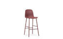 Normann Copenhagen Form Bar Chair 65 cm Steel Red