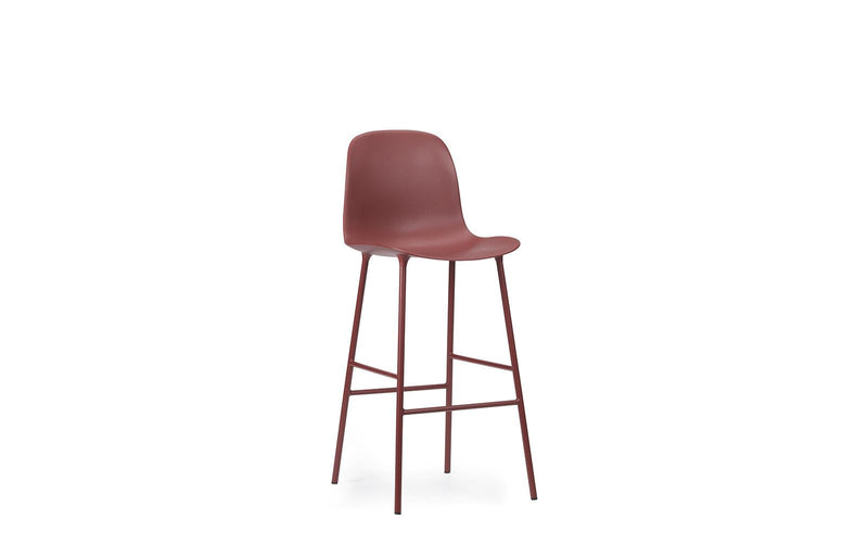 Normann Copenhagen Form Bar Chair 65 cm Steel Red