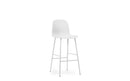 Normann Copenhagen Form Bar Chair 75 cm Steel White