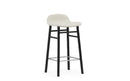 Normann Copenhagen Form Barstool 65 cm Full Upholstery Black Oak Main Line flax