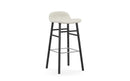 Normann Copenhagen Form Barstool 75 cm Full Upholstery Black Oak Main Line flax