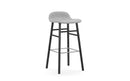 Normann Copenhagen Form Barstool 75 cm Full Upholstery Black Oak Synergy