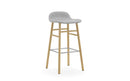 Normann Copenhagen Form Barstool 75 cm Full Upholstery Oak Synergy