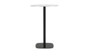 Normann Copenhagen Form Café Table H104,5 Ø70 Stainless Steel