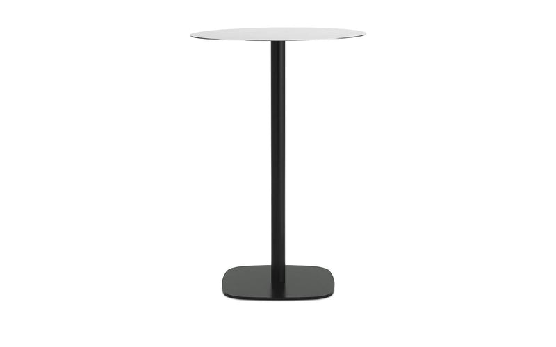 Normann Copenhagen Form Café Table H104,5 Ø70 Stainless Steel