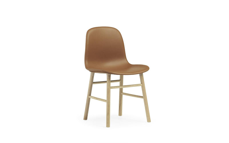 Normann Copenhagen Form Chair Full Upholstery Oak Ultra Leather