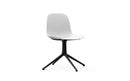Normann Copenhagen Form Chair Swivel 4L Black Alu White