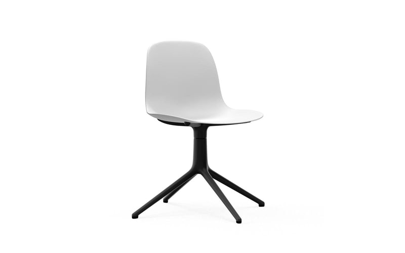 Normann Copenhagen Form Chair Swivel 4L Black Alu White