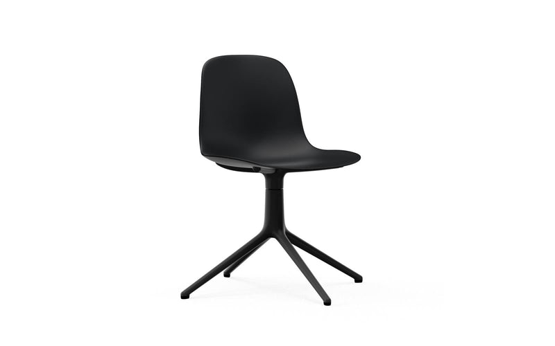 Normann Copenhagen Form Chair Swivel 4L Black Alu Black