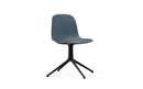Normann Copenhagen Form Chair Swivel 4L Black Alu Blue