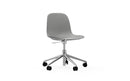 Normann Copenhagen Form Chair Swivel 5W Gaslift Alu Grey