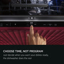 GRADE A2 - AEG 5000 AirDry Integrated Dishwasher - Black control panel C-rated