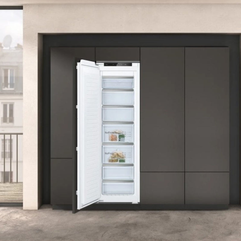 Grade A Neff N50 GI7812EE0G Integrated 212 Litre Upright Frost Free Freezer