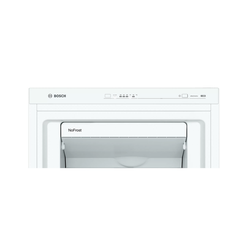 Grade A Bosch Series 4 GSN36VWEPG Freestanding 242 Litre Upright Frost Free Freezer White