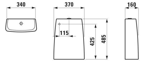 Laufen Alessi One Cistern H8269714009811