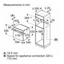 Grade B Siemens iQ500 Electric Single Oven - Stainless Steel