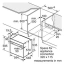 Grade B Siemens iQ500 Electric Single Oven - Stainless Steel