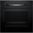 Grade B Bosch Series 4 Electric Single Oven - HQA534BB3B built-in/under single oven in Black