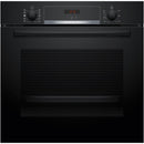 Grade B Bosch Series 4 Electric Single Oven - HQA534BB3B built-in/under single oven in Black