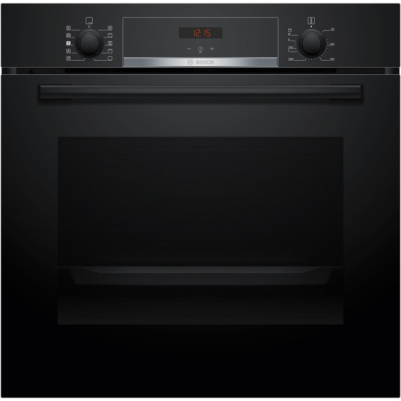 Grade A Bosch Series 4 HQA534BB3B 60cm Single Built In Electric Oven Black