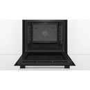 Grade B Bosch Series 4 Electric Single Oven - HQA534BB3B built-in/under single oven in Black