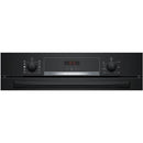 Grade B Bosch Series 4 Electric Single Oven - HQA534BB3B built-in/under single oven in Black