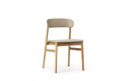 Normann Copenhagen Herit Chair Upholstery Oak Spectrum Leather Sand
