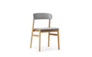 Normann Copenhagen Herit Chair Upholstery Oak Spectrum Leather Grey