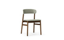 Normann Copenhagen Herit Chair Upholstery Smoked Oak Spectrum Leather Dusty Green