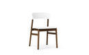 Normann Copenhagen Herit Chair Upholstery Smoked Oak Spectrum Leather White