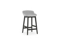 Normann Copenhagen Hyg Barstool 65 cm full upholstery black oak Synergy
