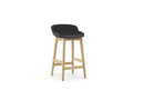 Normann Copenhagen Hyg Barstool 65 cm full upholstery oak Main Line Flax