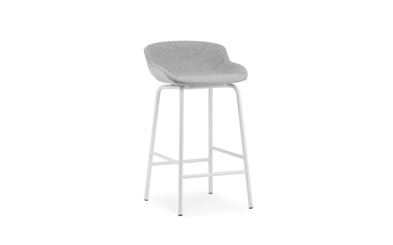 Normann Copenhagen Hyg Barstool 65 cm Full Upholstery Steel White/Synergy