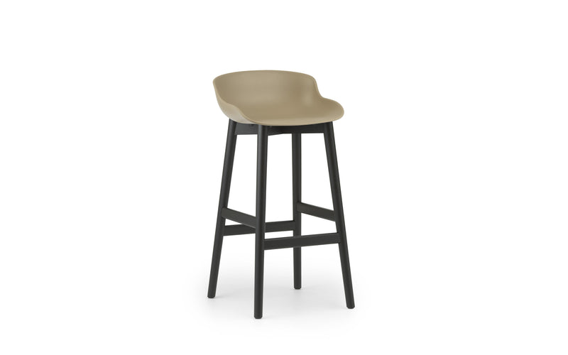 Normann Copenhagen Hyg Barstool 75 cm Black Oak/Sand
