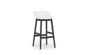 Normann Copenhagen Hyg Barstool 75 cm Black Oak/White