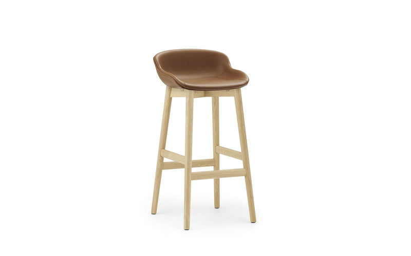Normann Copenhagen Hyg Barstool 75 cm full upholstery oak Ultra Leather