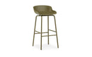 Normann Copenhagen Hyg Barstool 75 cm Steel Olive