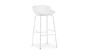 Normann Copenhagen Hyg Barstool 75 cm Steel White