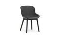 Normann Copenhagen Hyg Chair Front Upholstery Black Oak Black/Main Line Flax