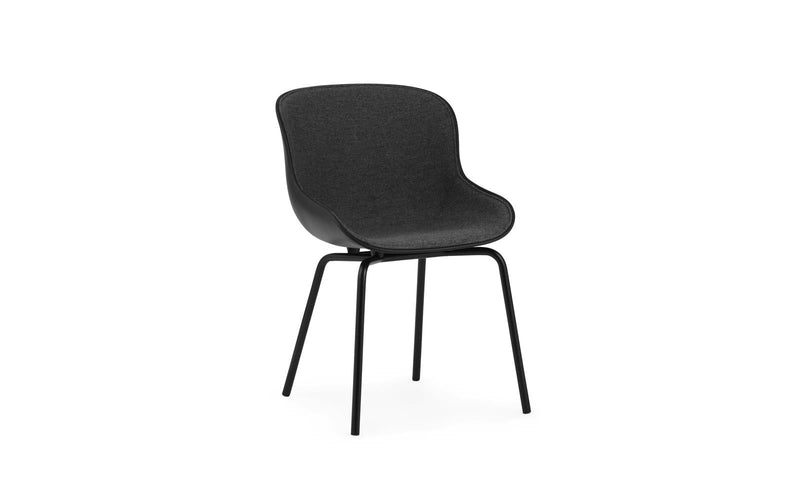 Normann Copenhagen Hyg Chair Front Upholstery Steel Black/Main Line Flax