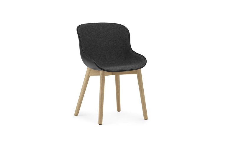 Normann Copenhagen Hyg Chair Front Upholstery Oak Black/Main Line Flax