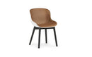 Normann Copenhagen Hyg Chair Front Upholstery Black Oak White/Ultra Leather