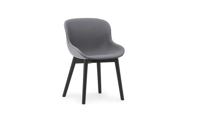 Normann Copenhagen Hyg Chair full upholstery black oak Aquarius