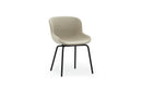 Normann Copenhagen Hyg Chair Full Upholstery Black Steel Main Line Flax
