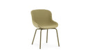 Normann Copenhagen Hyg Chair Full Upholstery Steel Olive/Main Line Flax