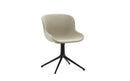 Normann Copenhagen Hyg Chair Swivel 4L Full Upholstery Black Aluminum Main Line flax